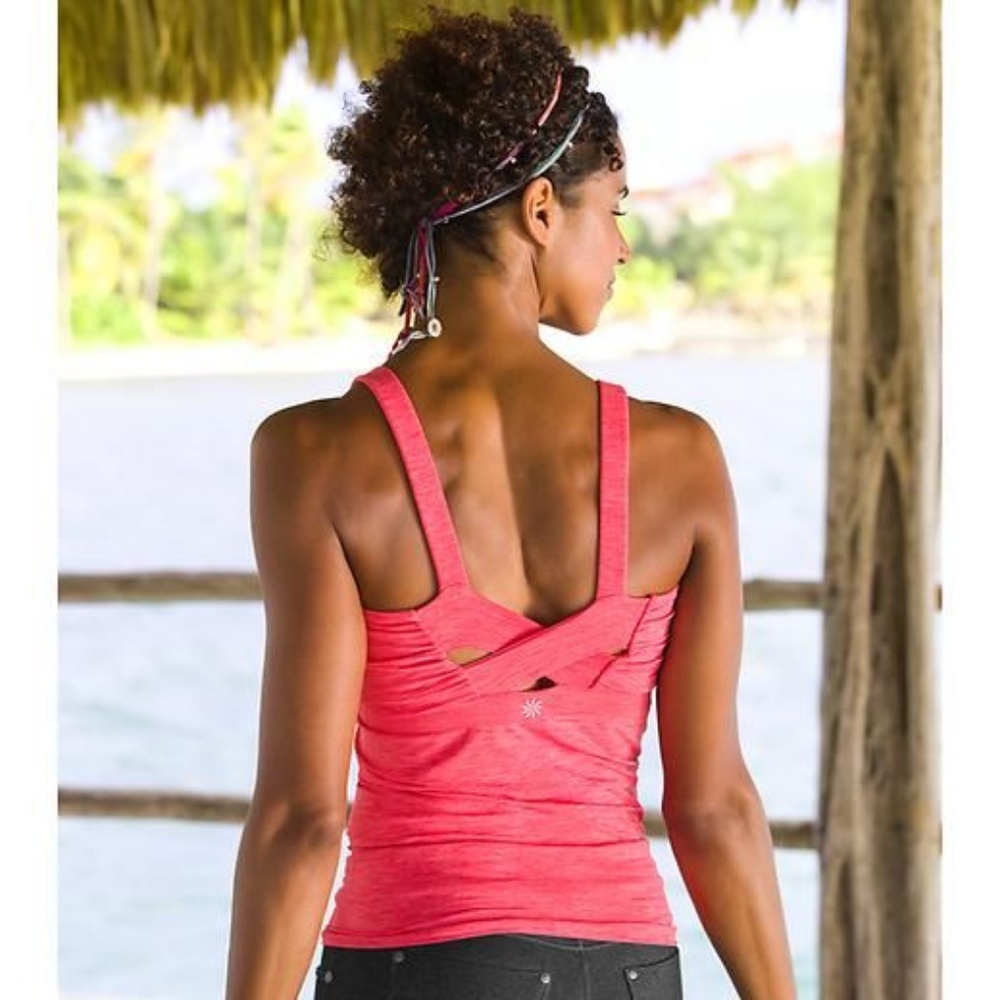 Athleta Intertwine Tank - Soft Orange